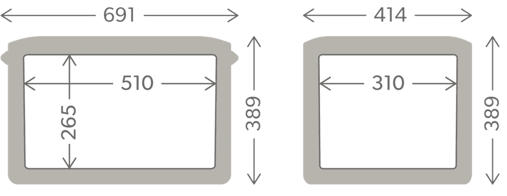 Patrol Icebox kylmälaukku, 35L, mustaharmaa, view: 2