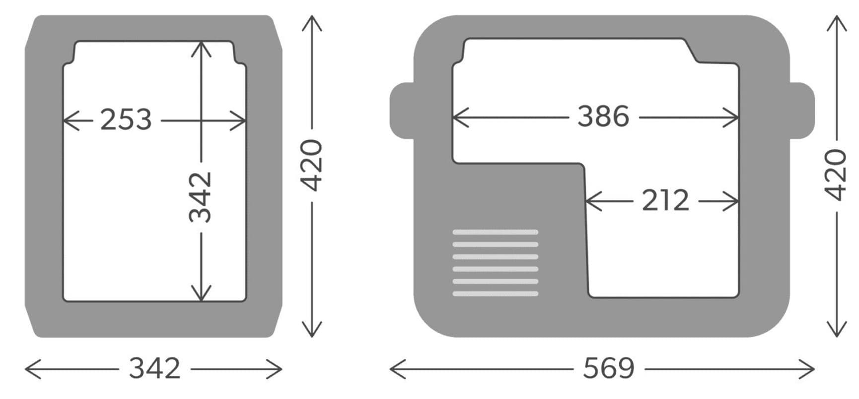 CFX3 25 Kompressorikylmälaukku, view: 3