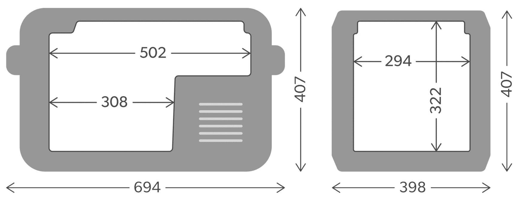 CFX3 35 kylmälaukku, view: 3