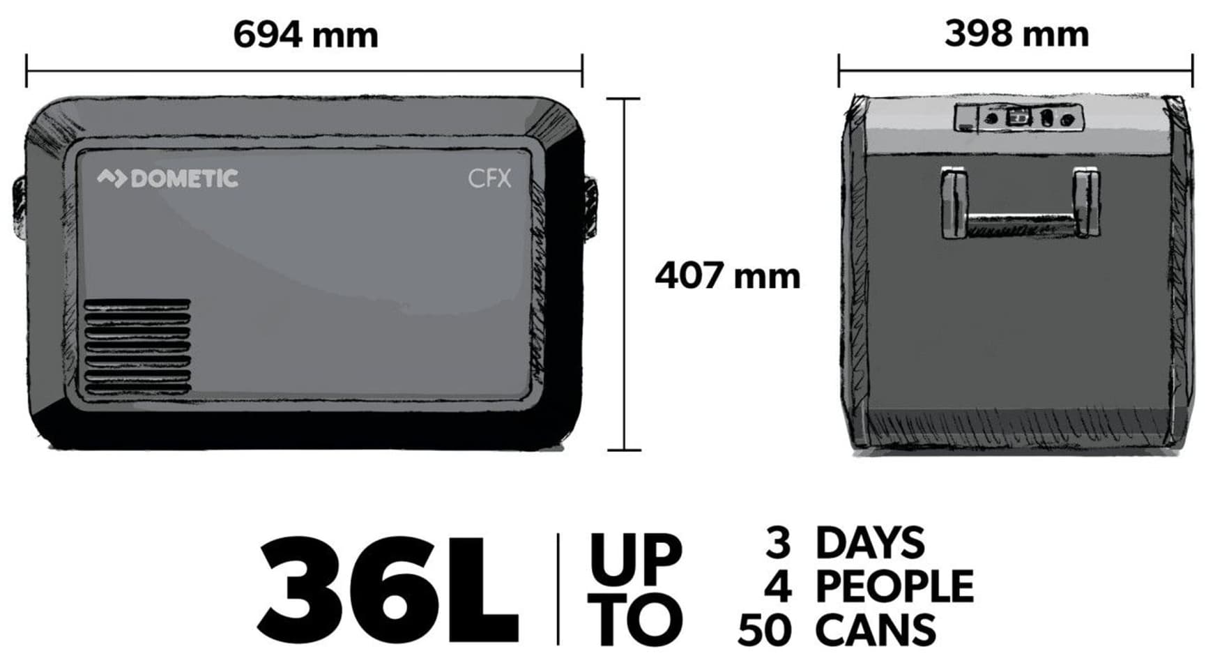 CFX3 35 kylmälaukku, view: 2