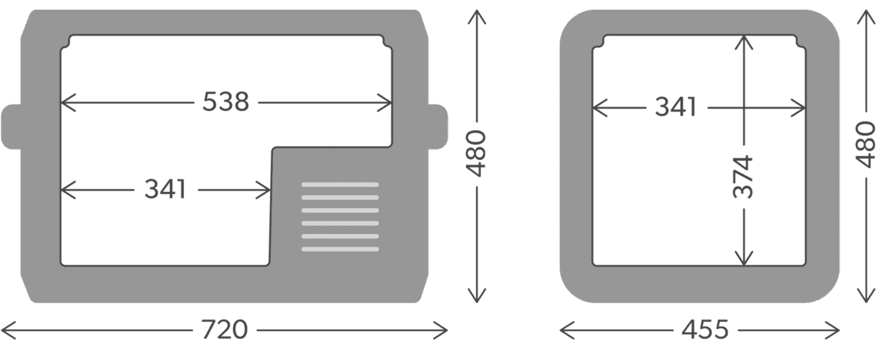 CFX3 55 kompressorikylmälaukku, view: 2