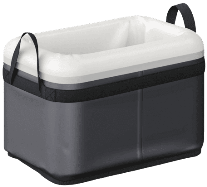 Portable Gear Storage 20L Insulation eristävä lisäosa säilytyspussiin, tummanharmaa, view: 0