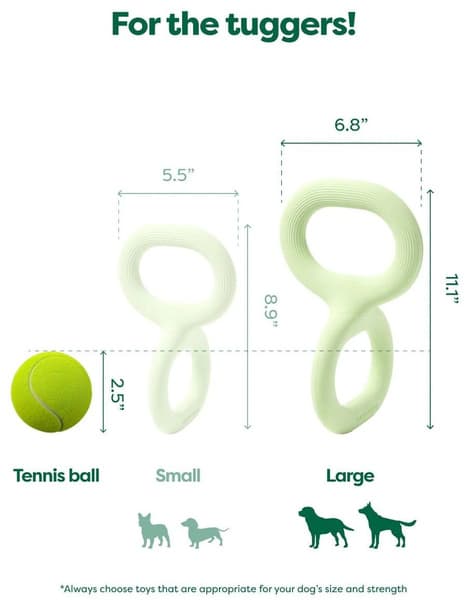 Tug Toy koiranlelu, Large, view: 2