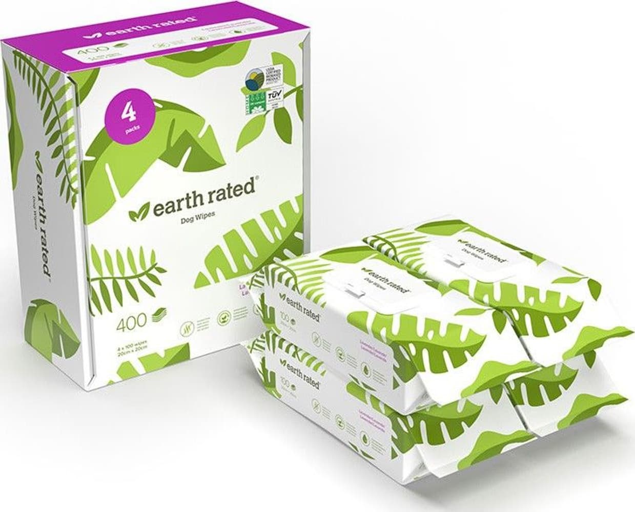 Wipes Compostable 400 kpl Laventeli, view: 0