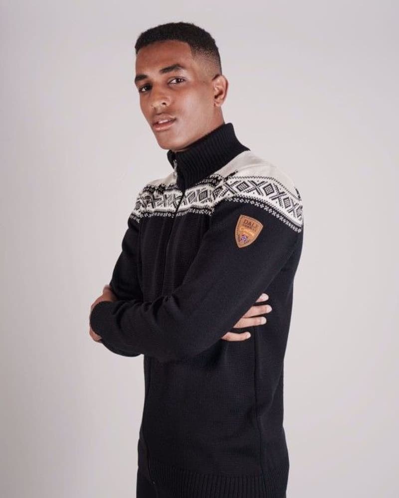 M's Cortina Merino Jacket Black/White, view: 1