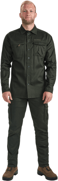 Atlas Shirt pitkähihainen paita, tummanvihreäTimber, view: 4