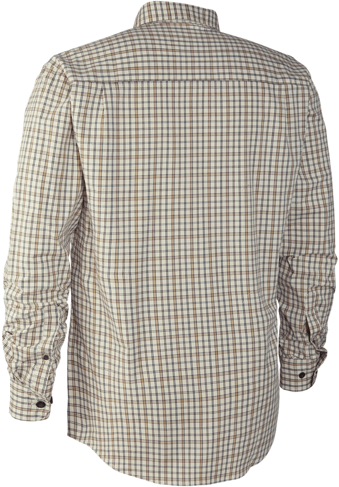 Henry Shirt kauluspaita, vaaleabeige/vihreä, view: 1