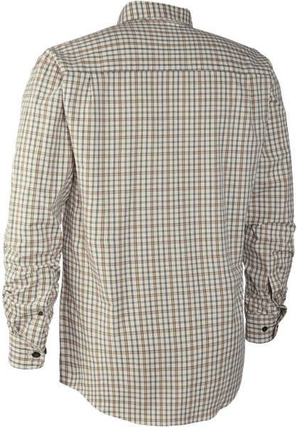 Henry Shirt kauluspaita, vaaleabeige/vihreä, view: 1