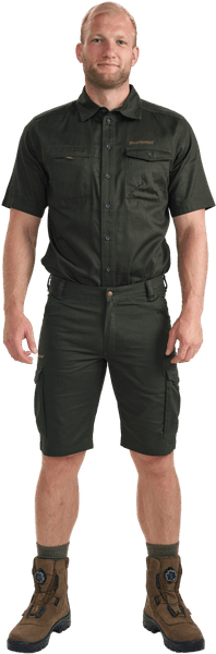 Atlas Shorts shortsit, tummanvihreä, view: 4