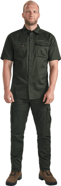 Atlas Shirt S/S paita, tummanvihreä, view: 4