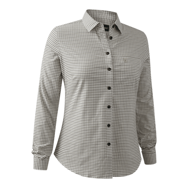 Lady Sara Shirt naisten paita, Green Check, view: 0