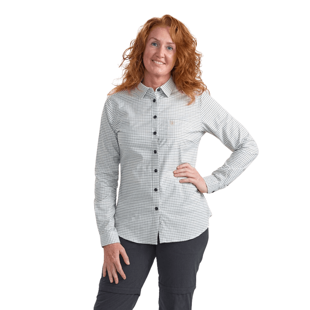 Lady Sara Shirt naisten paita, Green Check, view: 2