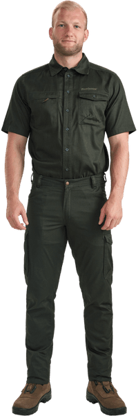 Atlas Trousers housut, tummanvihreä, view: 4