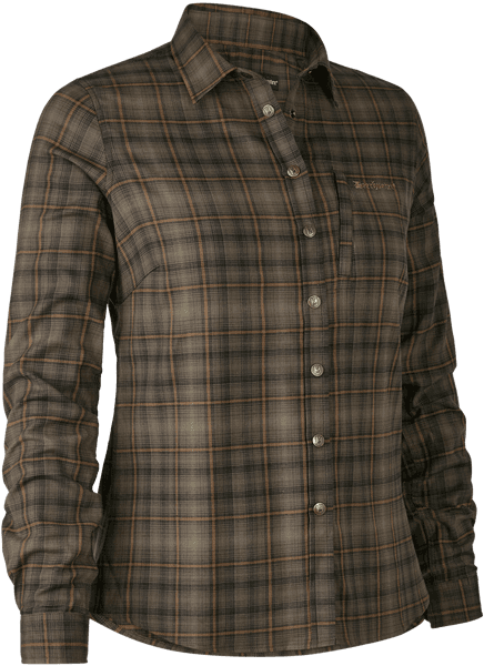 Lady Emery Shirt naisten kauluspaita, vihreä/ruskea, view: 0