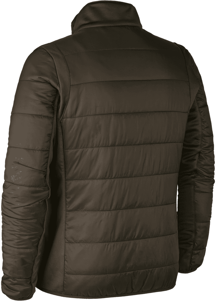 Heat Padded Jacket topattu lämpötakki, ruskea, view: 1