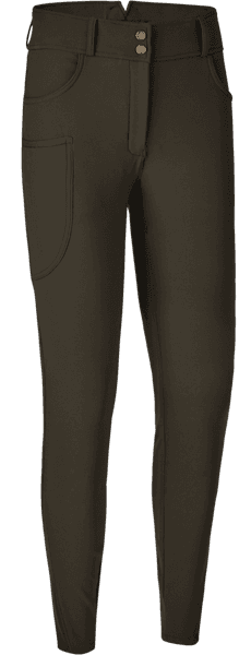 Lady Hunting Tights naisten metsästyslegginsit, vihreäruskea, view: 0