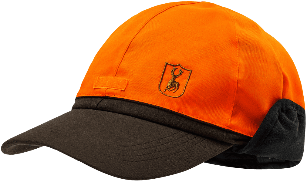 Game Cap talvilippis huomiovärillä, ruskea, view: 2