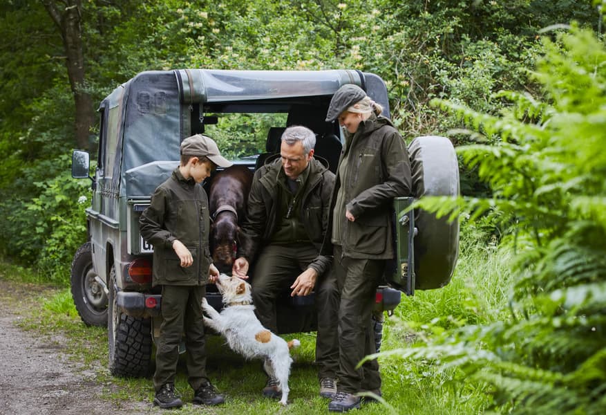 Lady Chasse Trousers naisten metsästyshousut, vihreäruskea, view: 5