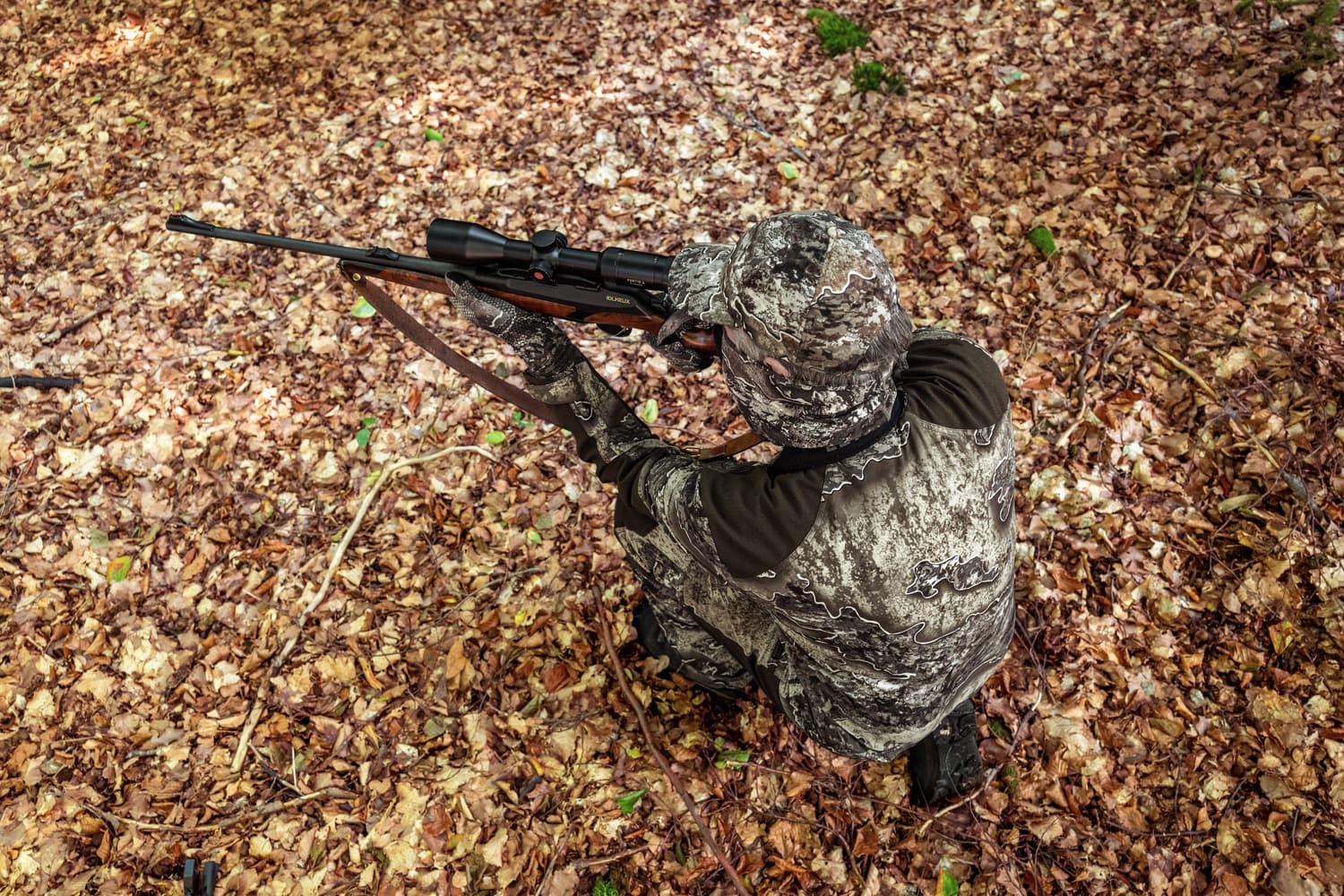 Excape Light Trousers metsästyshousut, camo, view: 2