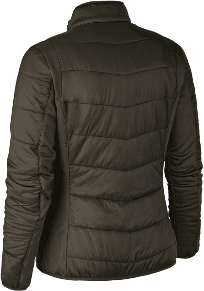 Lady Heat Padded Jacket naisten topattu lämpötakki, ruskea, view: 1