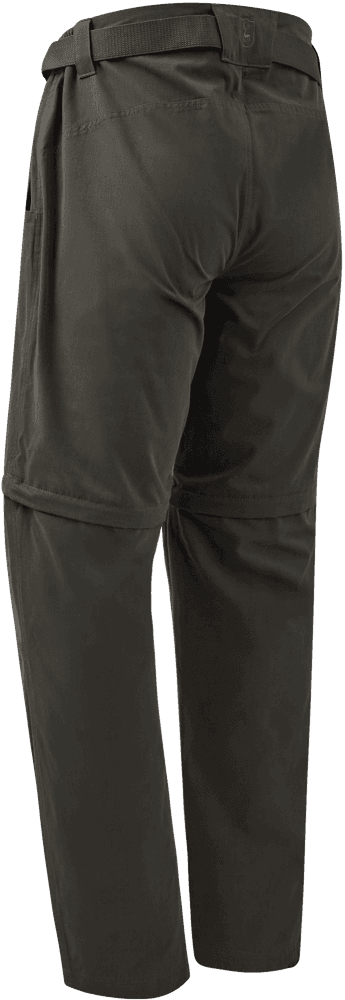 Slogen Zip-Off Trousers katkolahjehousut, Timber, view: 1
