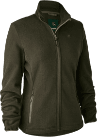 Lady Chasse Fleece Jacket naisten fleecetakki, vihreäruskea - view: 0