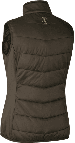 Lady Heat Padded Waistcoat naisten lämpöliivi, ruskea, view: 1