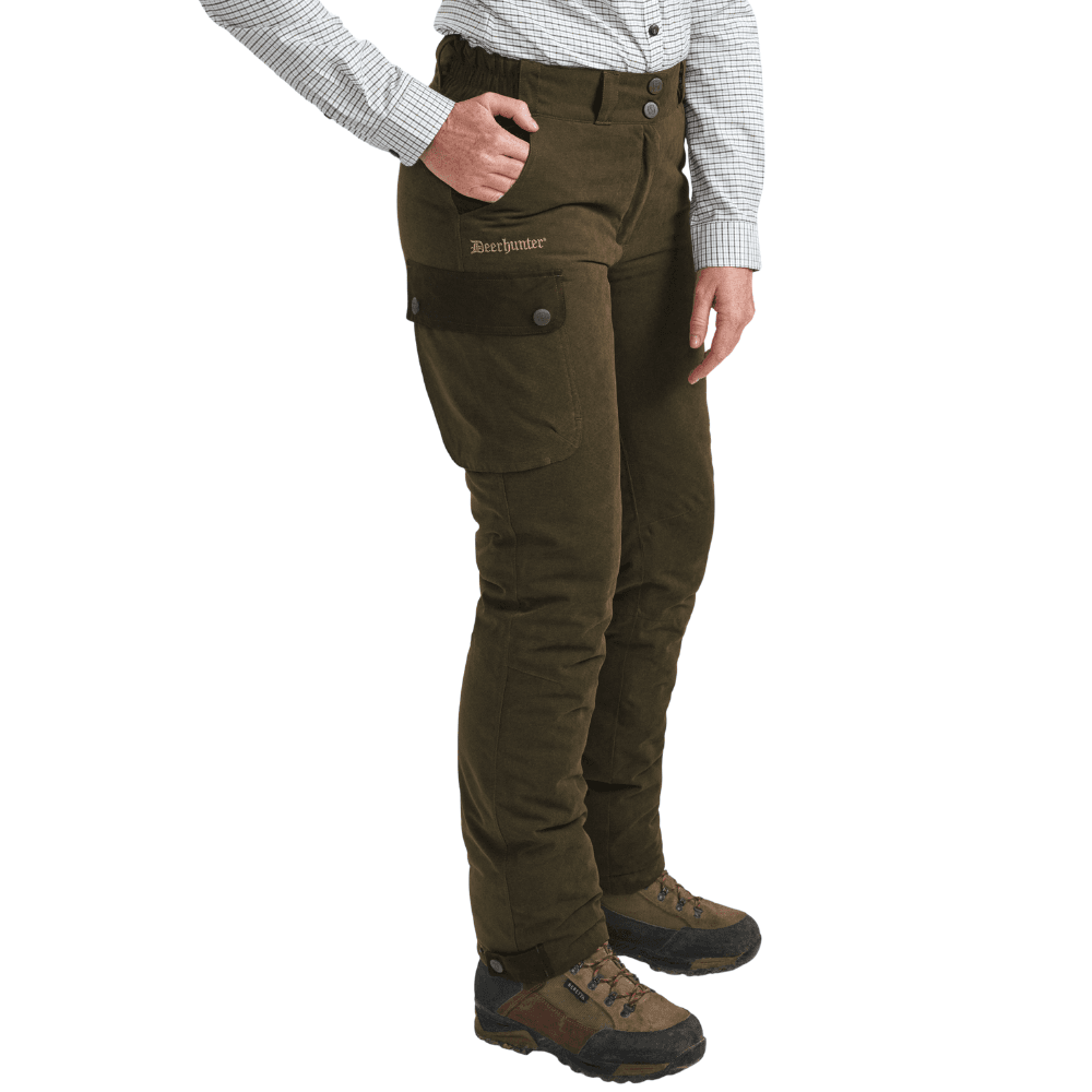 Lady Eagle Winter Trousers naisten metsästyshousut, Tarmac Green, view: 2