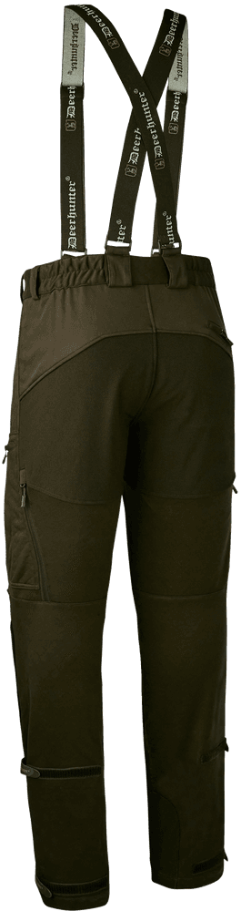 Excape Softshell Trousers metsästyshousut, vihreäruskea, view: 1