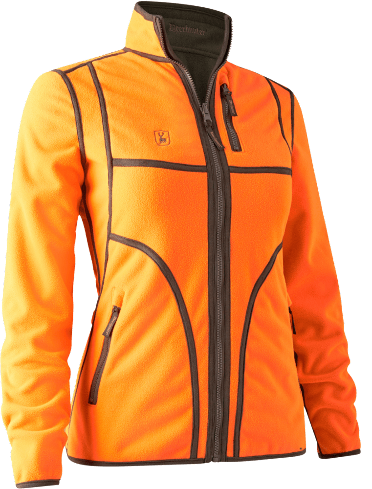 Lady Pam Bonded Fleece Jacket naisten fleecetakki, Reversible Orange, view: 1