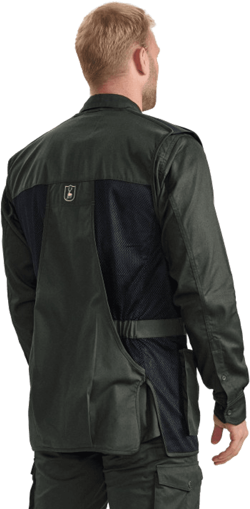 Atlas Mesh Shooting Waistcoat ampumaliivi, Timber, view: 3