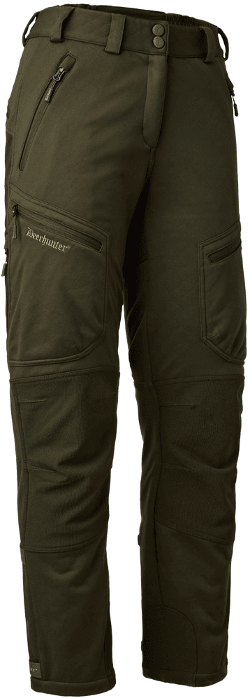 Excape Softshell Trousers naisten metsästyshousut, Art Green, view: 0