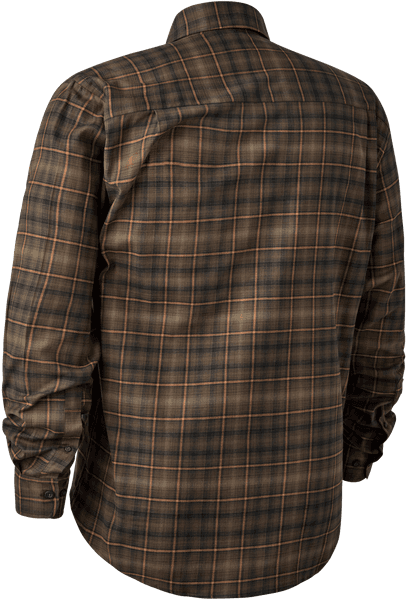 Eric Shirt kauluspaita, vihreä/ruskea, view: 1