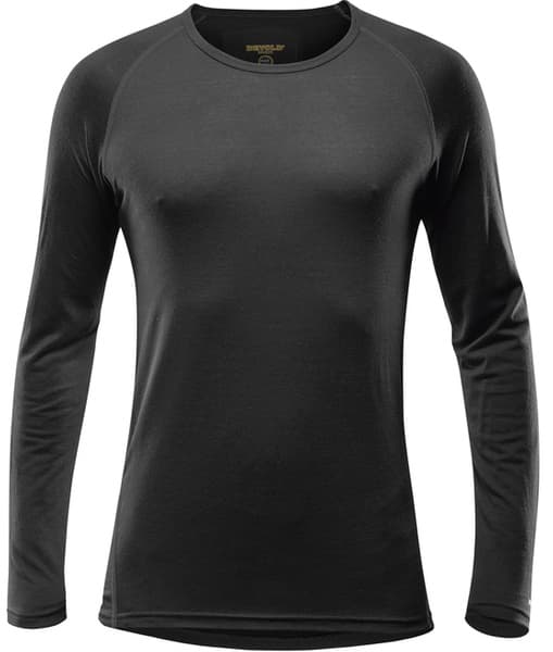 Breeze Man Shirt merinovillapusero, musta, view: 0