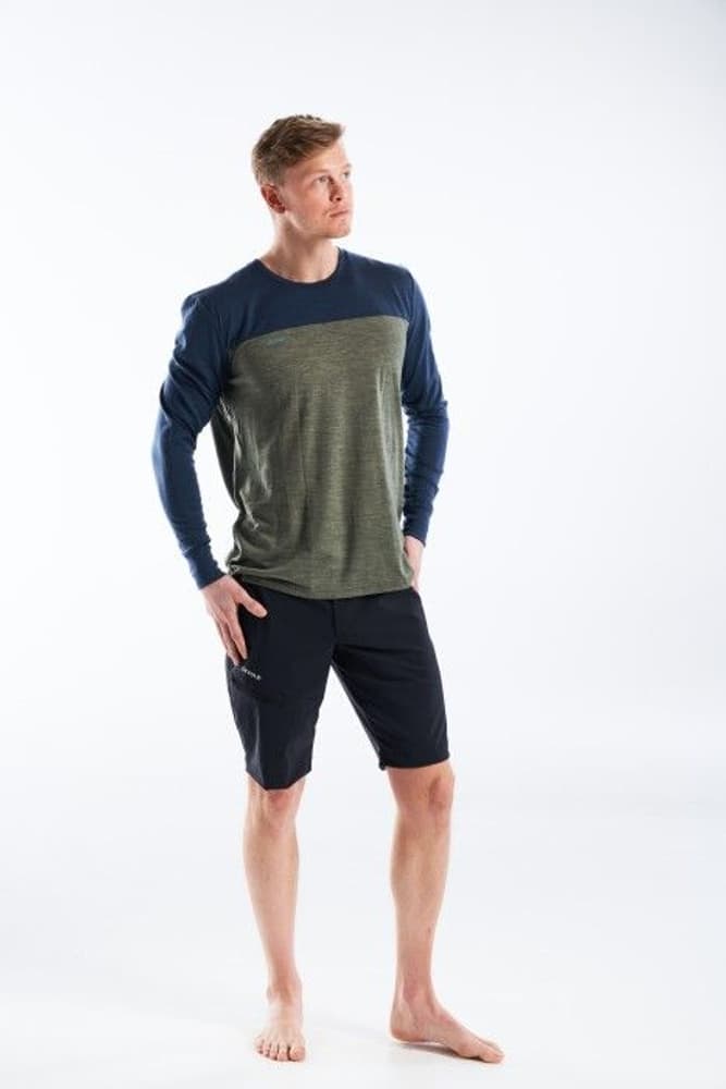 Norang Man Shirt Lichen Melange/Night, view: 1