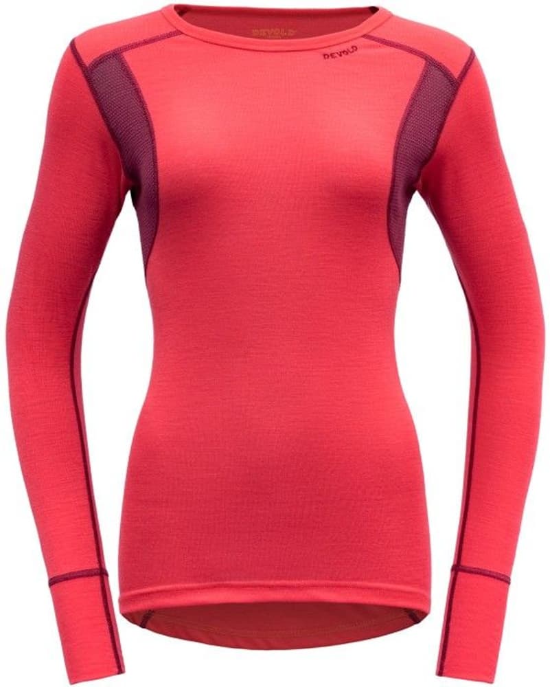 naisten pitkähihainen vaelluspaita, punainen, view: 0