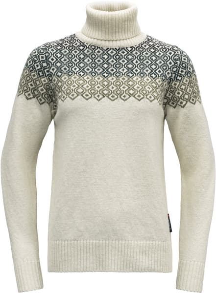 Syvde Wool High Neck villapaita, valkoinen, view: 0