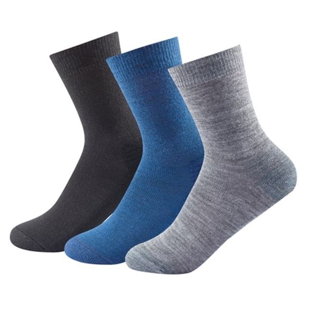Daily Medium Sock 3Pk Indigo Mix, view: 0