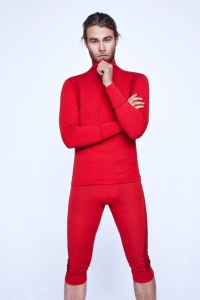 Hiking Man Half Zip Neck Chilli, view: 1