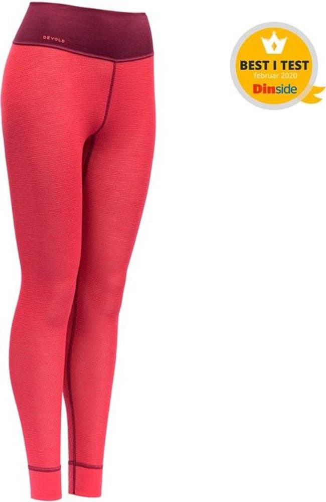 Wool Mesh naisten zip on/off -kerrastohousut, Beetroot/Poppy, view: 0
