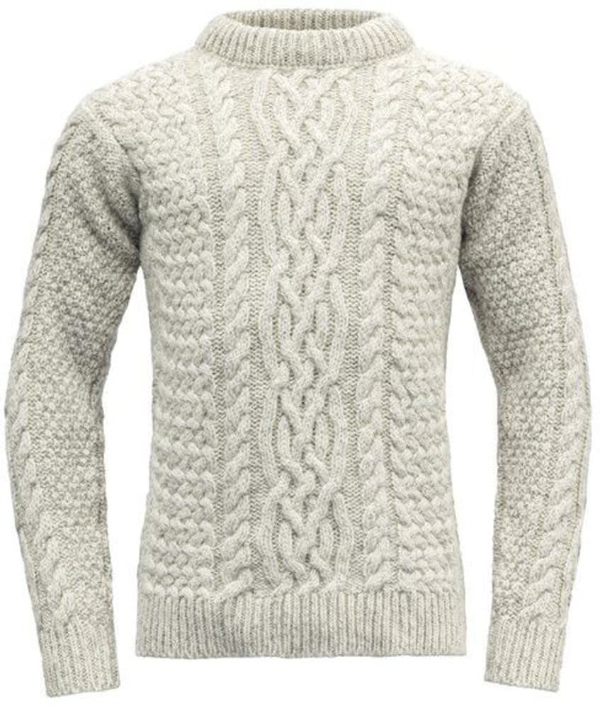 Sandøy Sweater Crew Neck Unisex -villapaita (Grey Melange), view: 0
