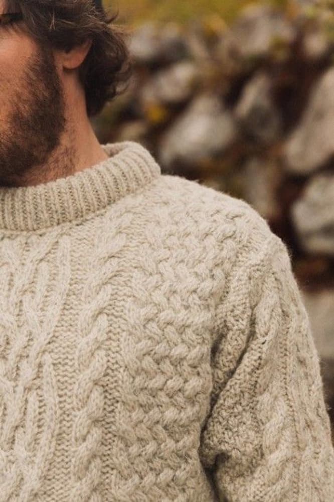 Sandøy Sweater Crew Neck Unisex -villapaita (Grey Melange), view: 1