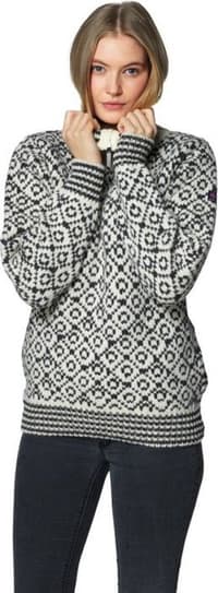 Svalbard Sweater Zip Neck Off Off White/Anthracite - view: 2