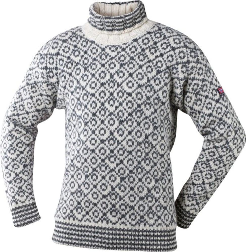 Svalbard Sweater High Neck Off Off White/Anthracite, view: 1