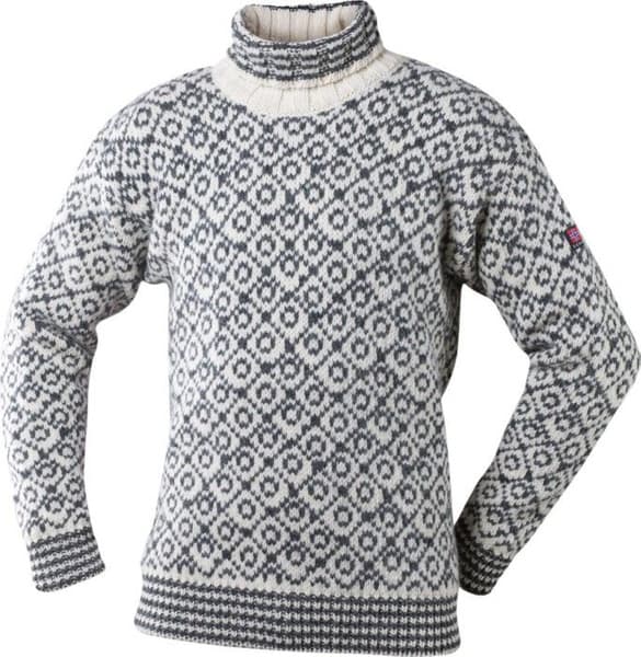 Svalbard Sweater High Neck Off Off White/Anthracite, view: 1