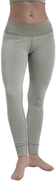 Kvitegga Merino 230 Longs naisten kerrastohousut, Raw White, view: 2