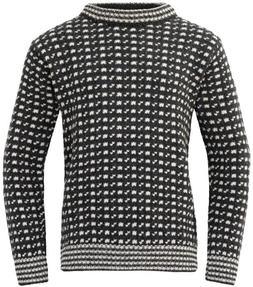 Original Islender Wool Sweater Unisex villapaita, Anthracite/Off White, view: 0