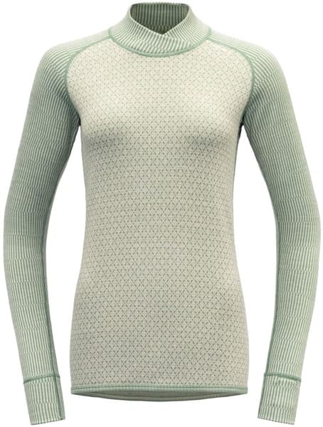 Kvitegga Merino 230 Cross Neck naisten kerrastopaita, Raw White, view: 0