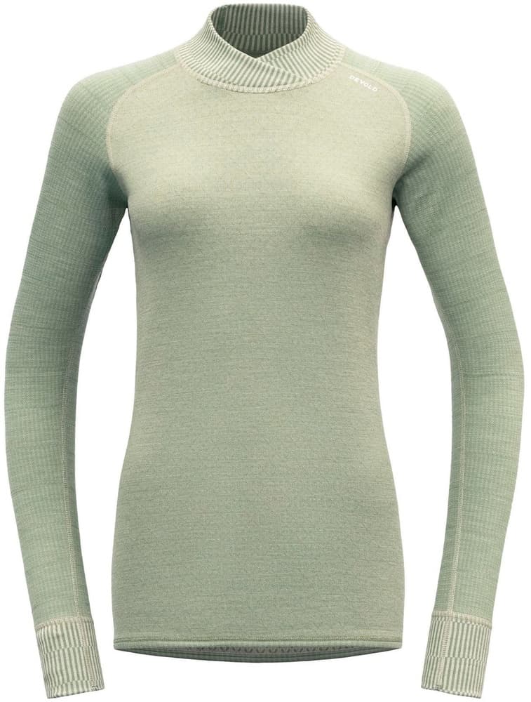 Kvitegga Merino 230 Cross Neck naisten kerrastopaita, Raw White, view: 1