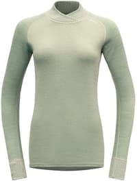 Kvitegga Merino 230 Cross Neck naisten kerrastopaita, Raw White - view: 1